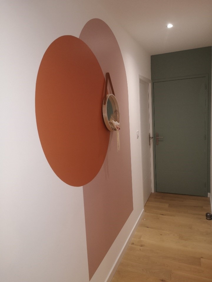 Peinture décorative couloir