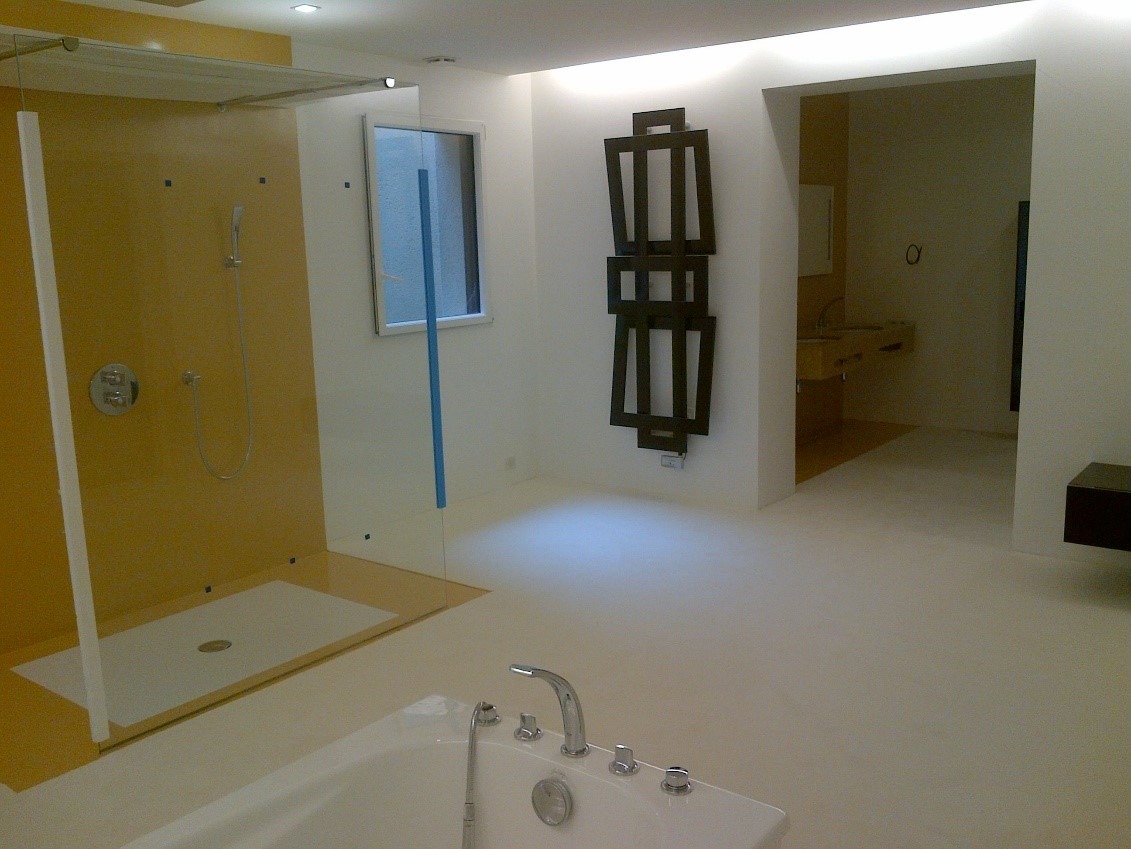 Peinture résine salle de bain